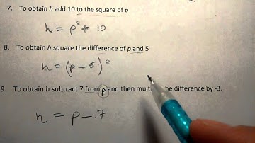 2.10 Video (9) - Verbal Rule into a Symbolic Rule