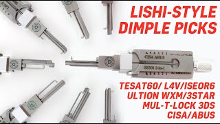 Lishi Style Dimple Lock Picks