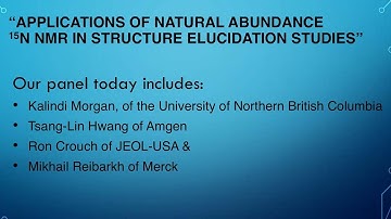 15N NMR for Structure Elucidation