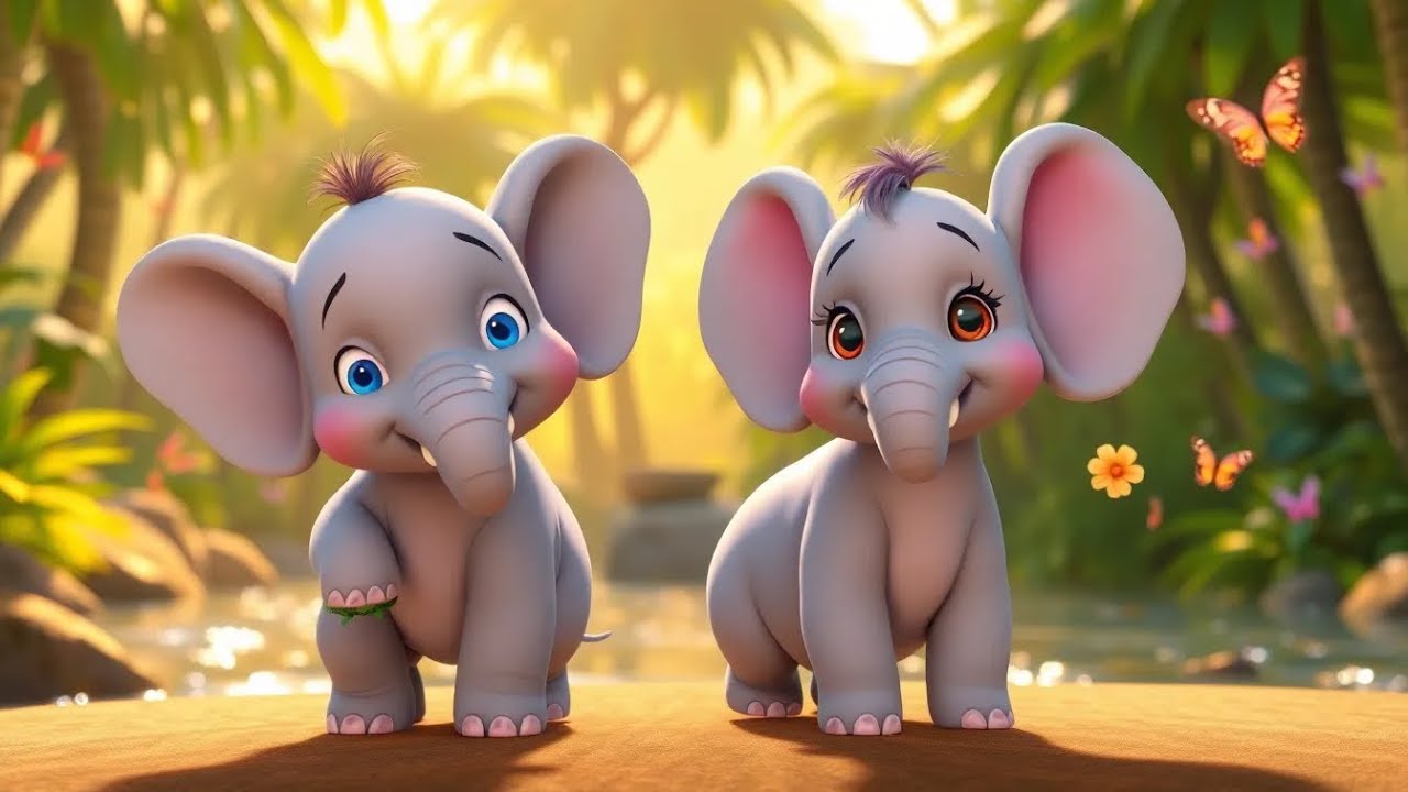 Tiku aur Miku 🐘 | Dosti Ka Pyara Geet | Kids Cartoon Song | Pixar Style