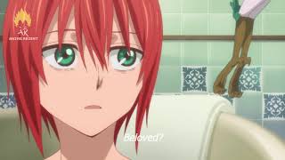 Mahoutsukai no Yome Elios gives Chise a Bath