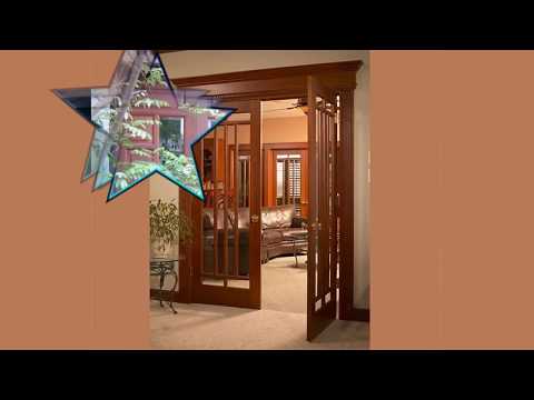 Cửa gỗ kính cường lực đẹp - Top mẫu cửa kính khung gỗ đẹp nhất hiện nay