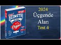 Gende  alan test 4  orijinal geometri soru bankas zmleri 2024kudret hoca