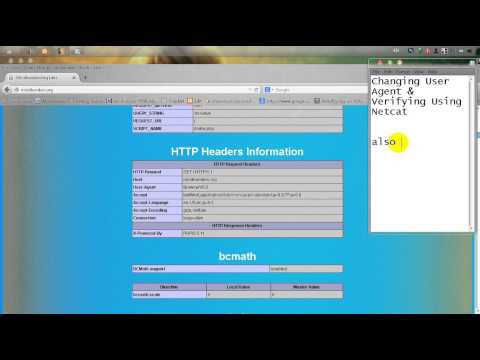 UserAgent Tweaking And