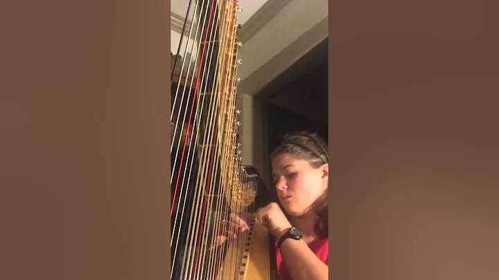 The Magic Fountain harpist Elizabeth Coyle