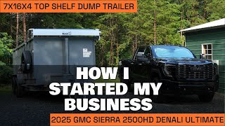 Buying a 2025 GMC Sierra 2500HD Denali Ultimate & Dump Trailer
