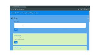 CS50's Web Programming project 4 (Network) | video submission |