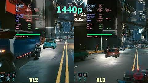Cyberpunk 2077 v1.3 vs v1.2