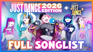 JUST DANCE 2026 FULL SONGLIST + JDPLUS (May 2026)