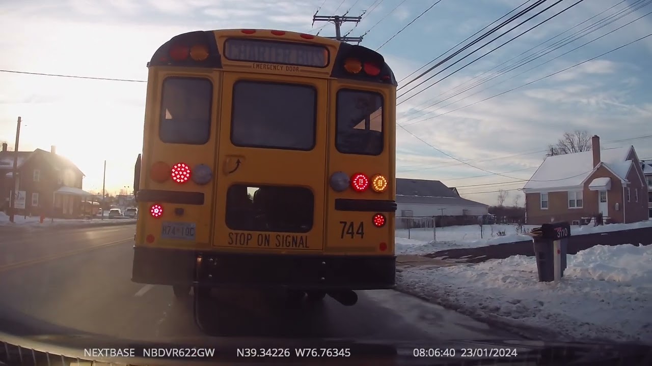 4K Snow Drive from Owings Mills to Annapolis Junction, Maryland 2024-01-23