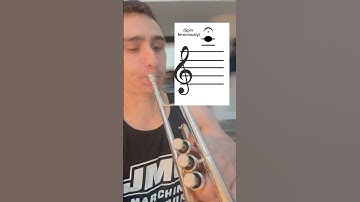 How to play a high C on trumpet #trumpet #marchingband #band #orchestra #musician #trombone