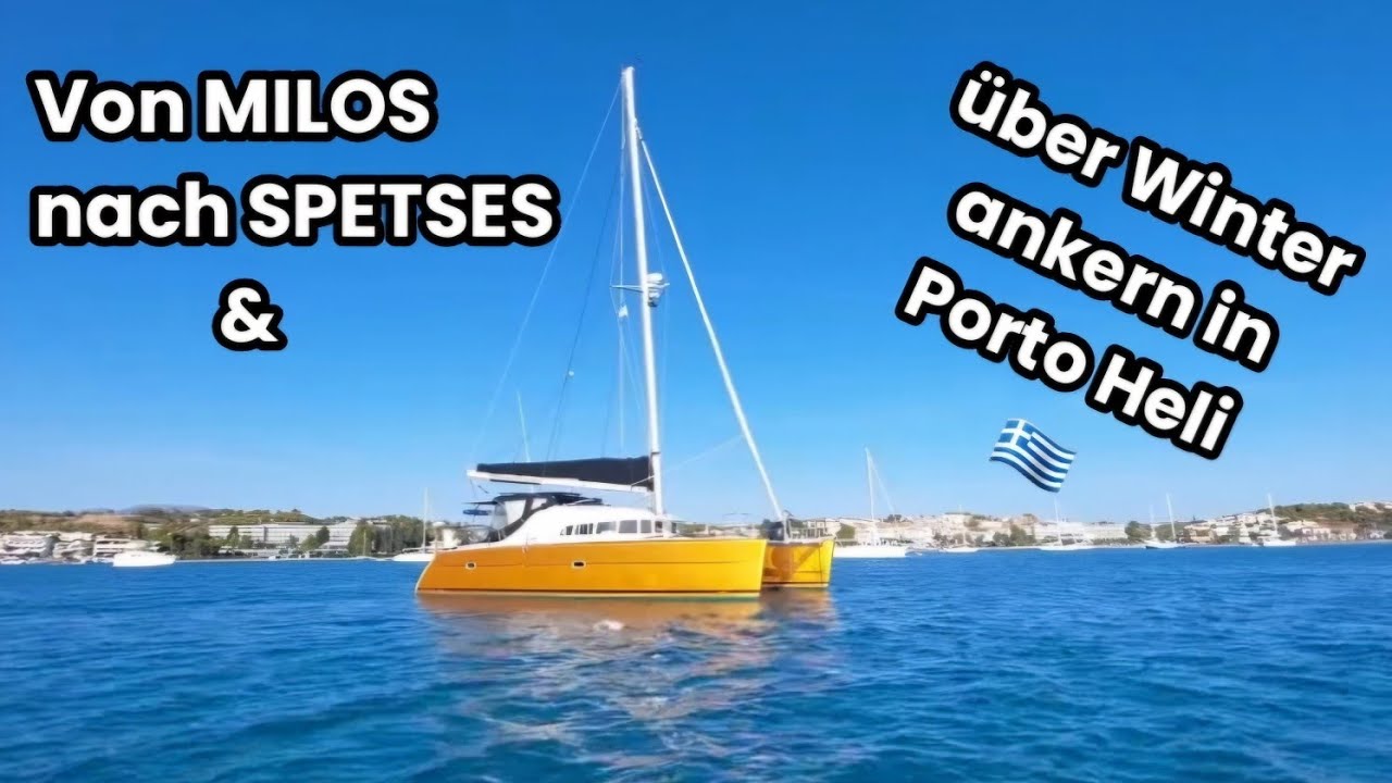 ⁣Ankern über Winter in Porto Heli (GR) mit Besichtigung eines gruseligen Schiffswracks #feeling55