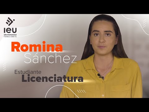 Opinión alumno IEU | Romina Sánchez  Licenciatura en línea | Universidad IEU