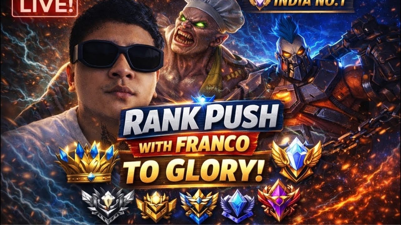 RANK PUSH with Franco To Glory #mobilelegend #mlbbfranco