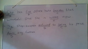 Error detection duhs NTS past papers solution