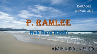 P. Ramlee - Nak Dara Rindu | Karaoke Melayu / Minus One (High Quality)