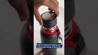 How to Clean your Stainless Steel Bottle in 4 steps | Quick & Easy tips to Clean your Borosil flask