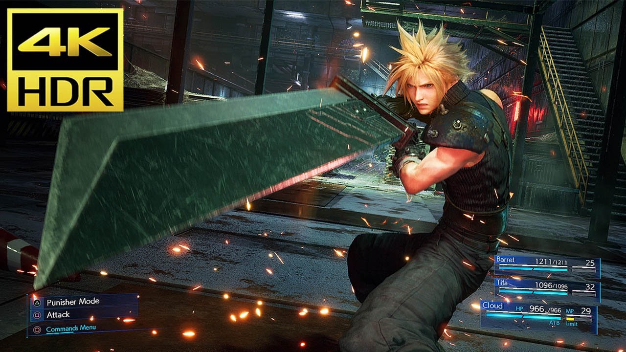 FINAL FANTASY VII Remake - First 45 Minutes Gameplay 4K HDR (PS4 Pro) 