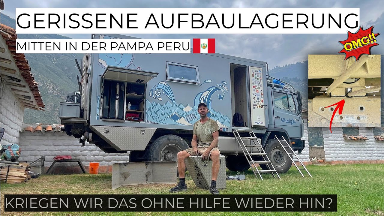 Schwerwiegender Defekt am Expeditionsmobil - mitten in der Pampa!