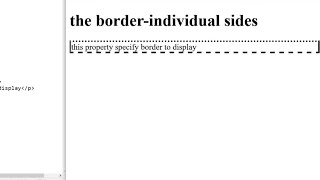 Css border individual sides lesson:7 (part-5) Wealth
