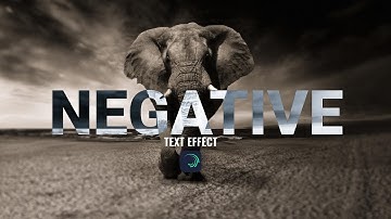 How to Create NEGATIVE TEXT Effect in Alight Motion 🔥