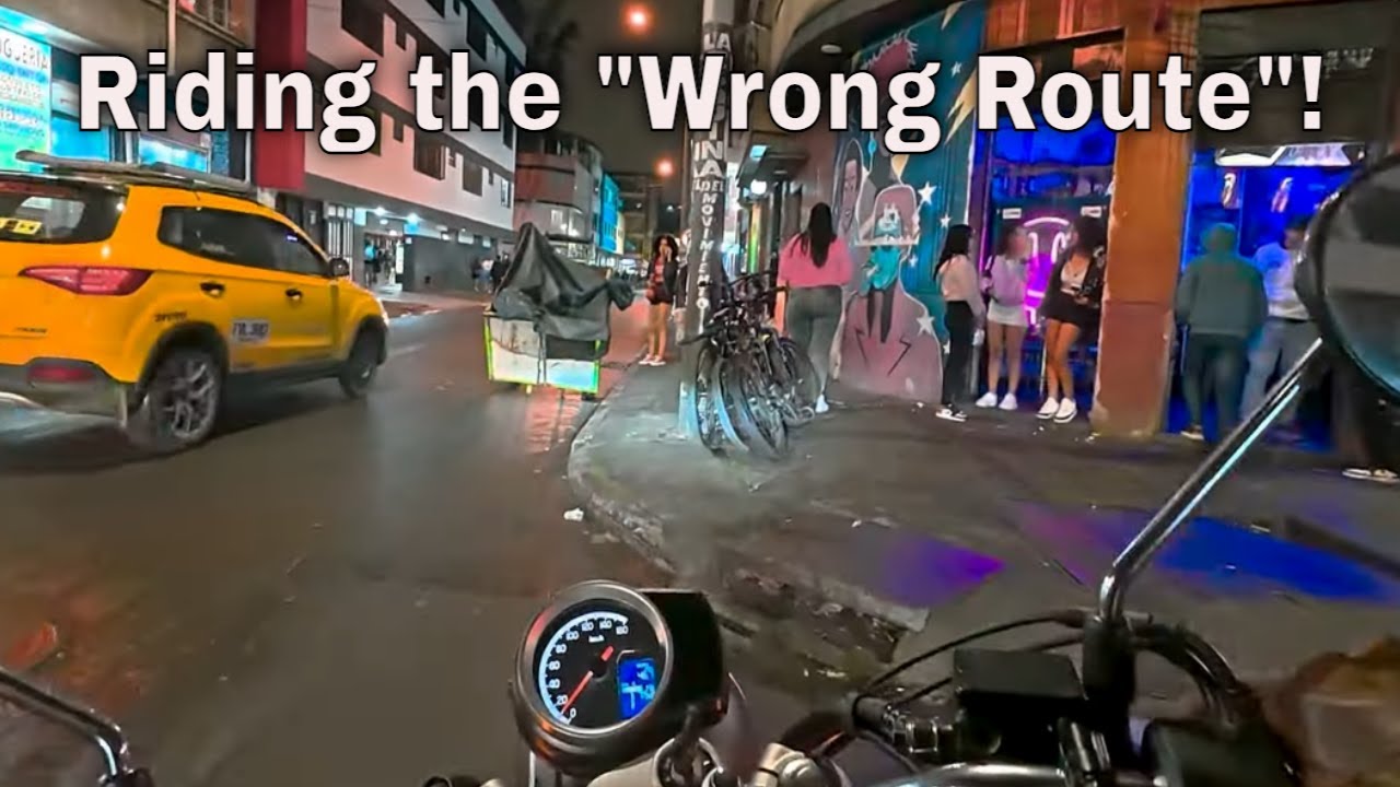 Honda CB350 H'ness | recorrido nocturno por la 