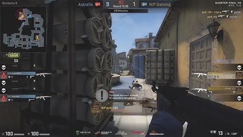 CS:GO - PYTH 2 INSANE ONE TAPS VS ASTRALIS @DH LAS VEGAS