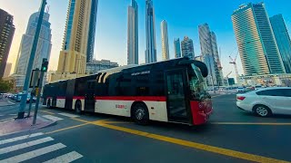 Bus simulator mobile gameplay video on Dubai street part2 screenshot 4