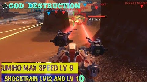WAR ROBOTS - KUMIHO SHOCTRAIN | #WR - DASH BOT GAMEPLAY MAP CANYON PART1 / #31(GOD DESTRUCTION)