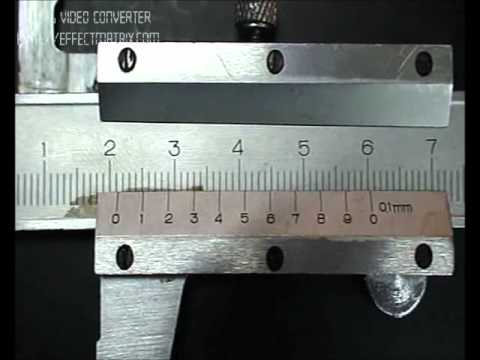 How to read vernier calipers