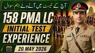 PMA 158 Long Course Initial Test Experience | 20 May 2026 | PMA Initial Academic Preparation