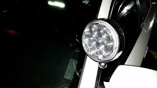 Unity LED Spot Light on Dodge Charger with Whelen PAR 46 P46SLC Super-LED Bulb