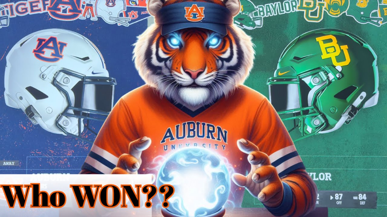 Auburn vs Baylor Week 1 Simulation (EA Sports College Football 2026 ...