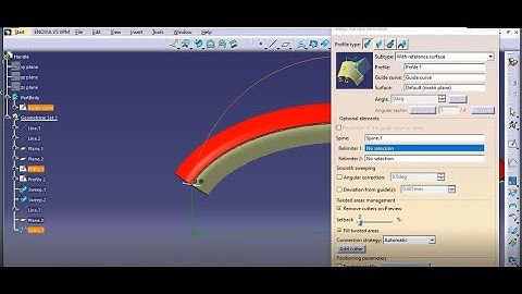 Create Handle by Surface in Generative Shape Design using CATIA V5