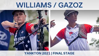 Jack Williams v Mete Gazoz - recurve men semifinal | Yankton 2021 World Cup Final