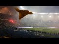 فرحة جماهير النصر السعودي بالفوز بالدوري موسم ٢٠١٨ ٢٠١٩ من ملعب الملك فهد الدولي بالرياض 