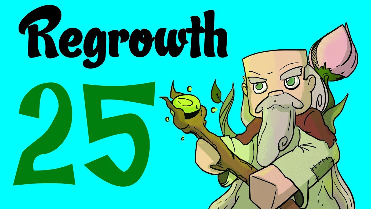 1.7.10 Мод Minecraft: Regrowth: Эпизод 25: Семена и сталь!