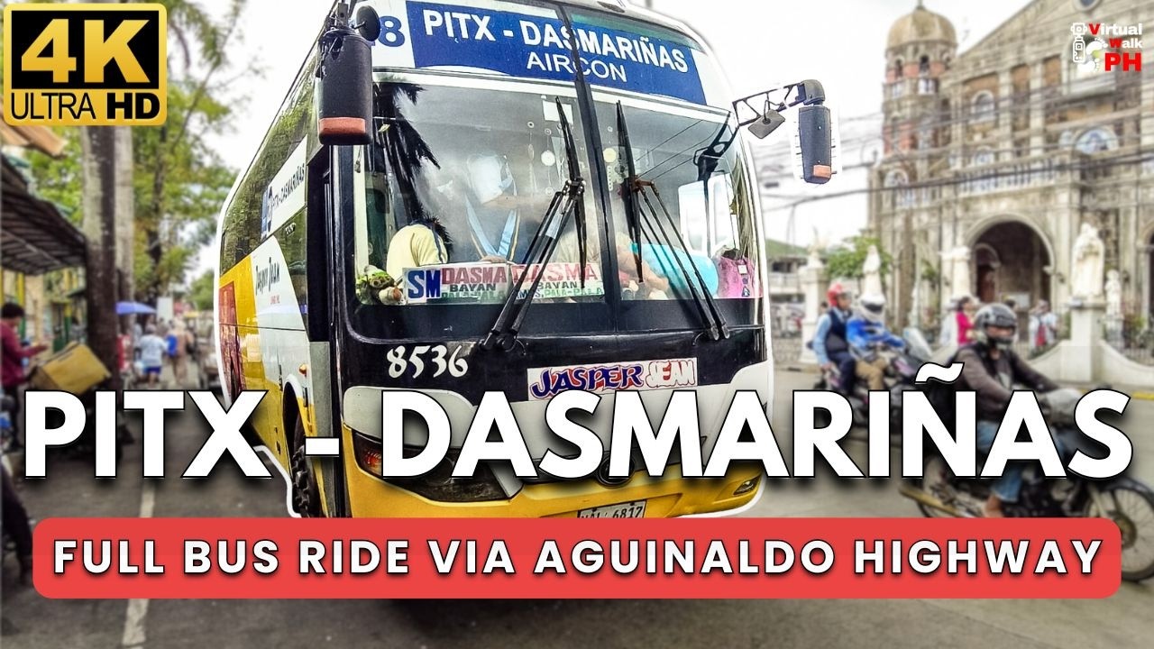[4K] The EASIEST COMMUTE from PITX to Dasmariñas Cavite | Full Bus Ride via Aguinaldo Highway (2026)