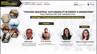 Industrial Sustainability Update : Towards Industrial Sustainability in Energy & Engineering