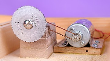 Amazing MINI TABLE SAW made with recyclable materials PVC