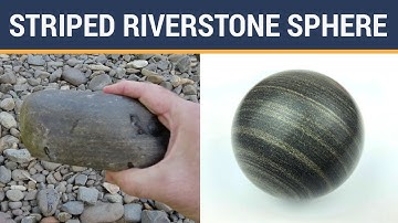 Watch Me Turn a Striped Stone Find into a Sphere