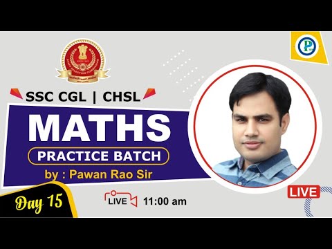 🔴#live Practice Class For SSC CGL 2020, SSC CHSL 2020 | By Pawan Rao