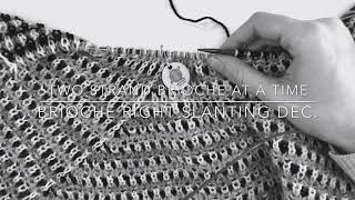 BrRsldec knitting two strands at a time