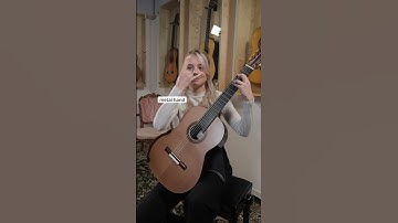 Thumbnail of FORBIDDEN RIFF 😈 on classical guitar |⛔️BANNED from Siccas Guitars| Alexandra Whittingham |#shorts
