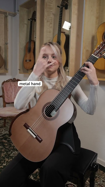 FORBIDDEN RIFF 😈 on classical guitar |⛔️BANNED from Siccas Guitars| Alexandra Whittingham |#shorts