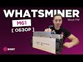 Whatsminer M61. Обзор на Асик