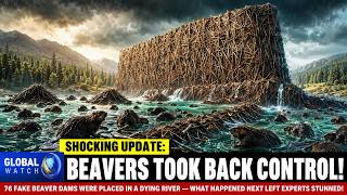 76 Fake Beaver Dams Were Placed in a Dying River — What the Beavers Did Next Is Incredible