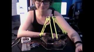 3D Printed Delta Robot Complete : JEDEN
