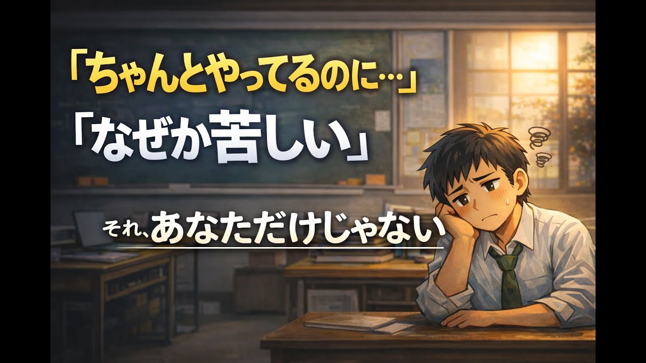 ちゃんとやってるのに、なぜか苦しいあなたへ