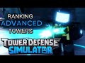 Level 500 player ranks every ADVANCED tower in tower defense simulator